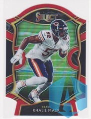 2020 Panini Select KHALIL MACK Concourse #8 Red PRIZM Die-Cut
